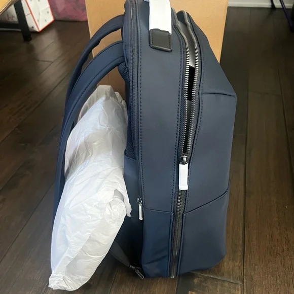 NWT Away Everywhere Zip Backpack - Navy - Picture 10 of 10